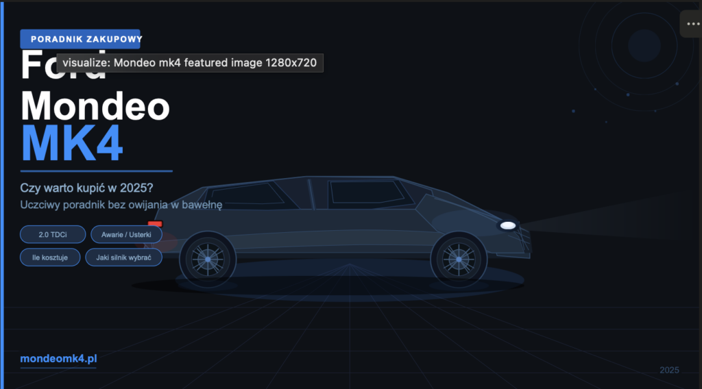 Ford Mondeo MK4 zakup używany